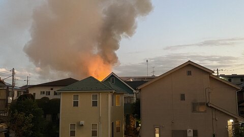 【火事】埼玉県狭山市…