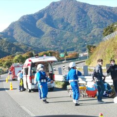 【バイク大破】中央道…